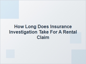 Georgia Rental Insurance Investigation Timeline