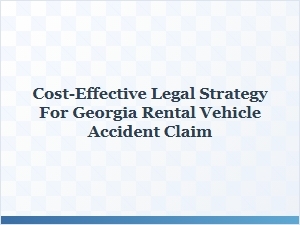 Georgia Rental Car Accident Claim Insurance Tips